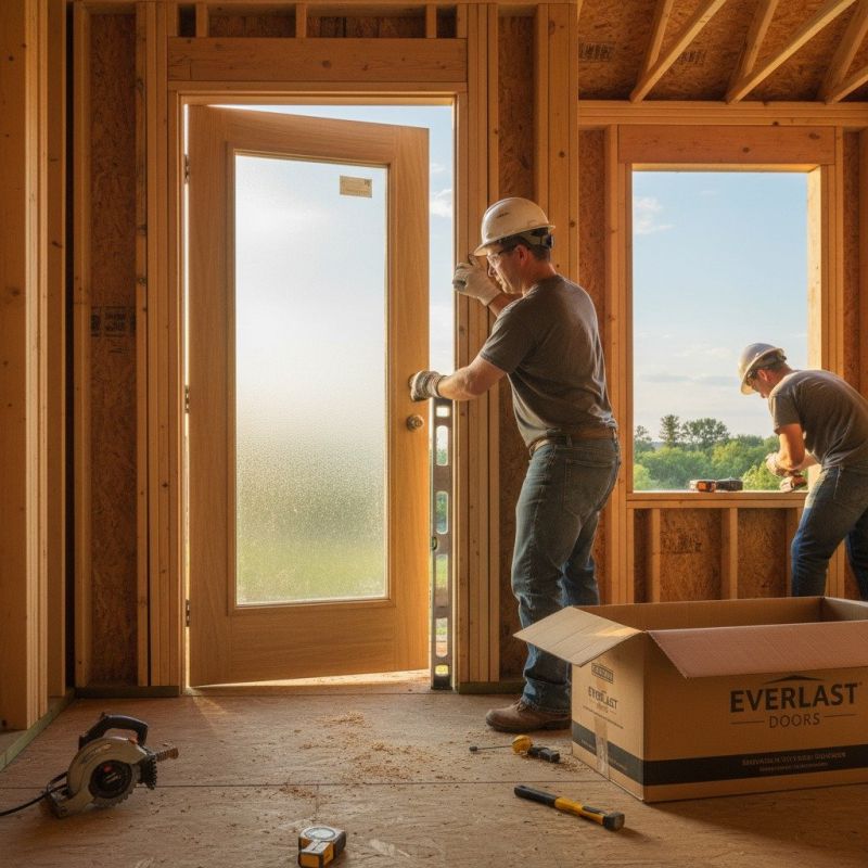 Entry Door Handle Installation