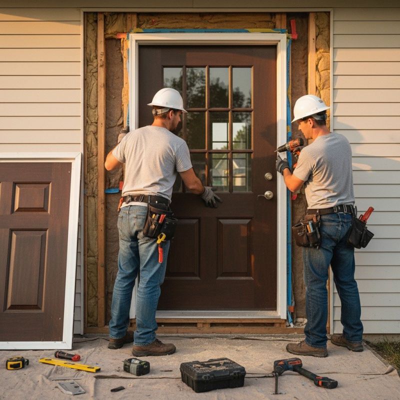 Fiberglass Door Installation