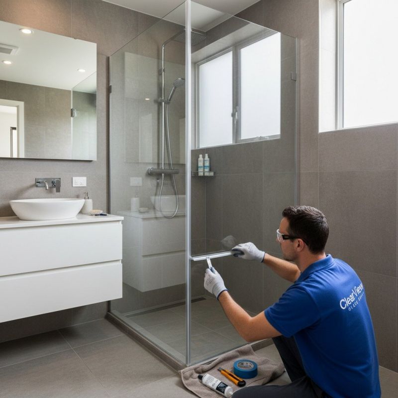 Shower Door Repair detail